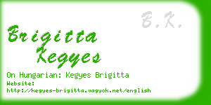 brigitta kegyes business card
